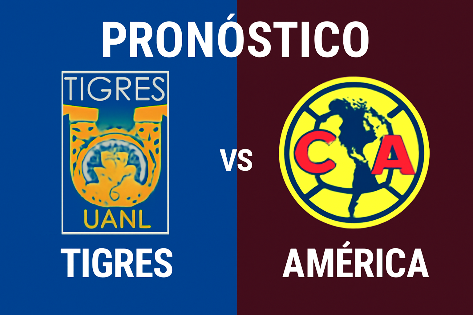 Pronóstico Tigres vs América – Liga MX (17/08/2025)