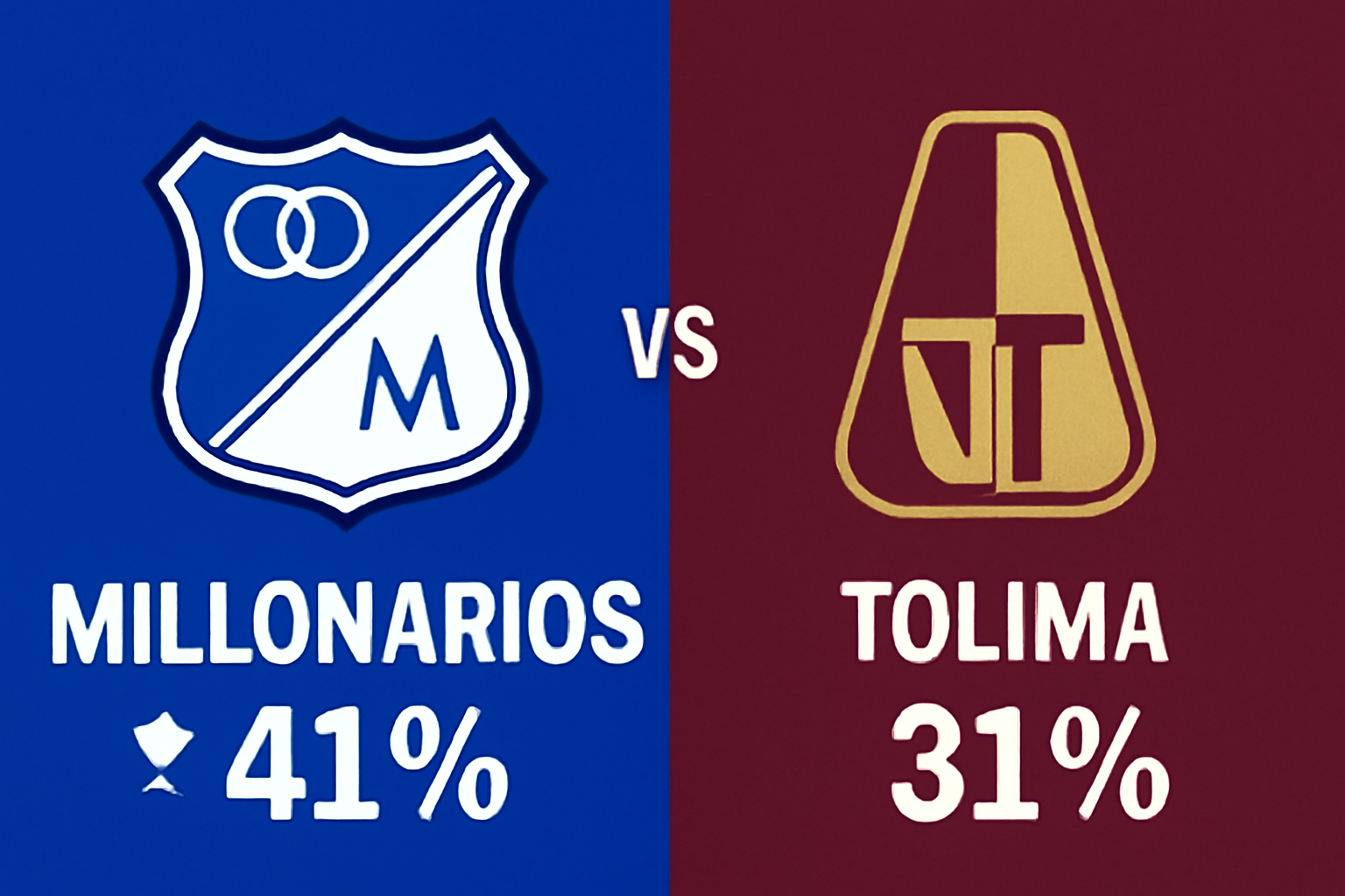 Pronóstico Tolima vs Millonarios - Categoría Primera A (18/08/2025)