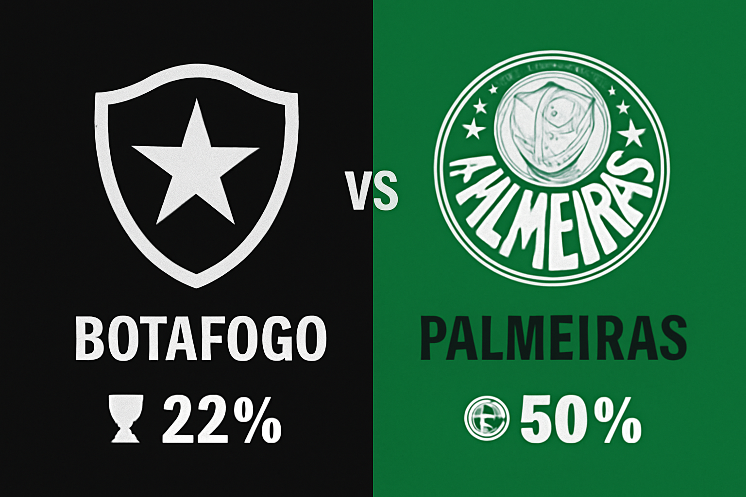 Pronóstico Botafogo vs Palmeiras - Brasileirão Serie A (18/08/2025)