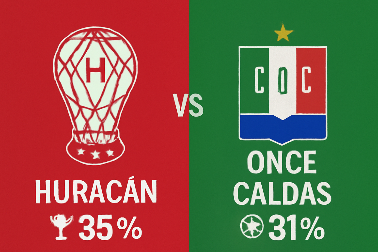 Pronóstico Huracán vs Once Caldas - Copa Sudamericana (19/08/2025)