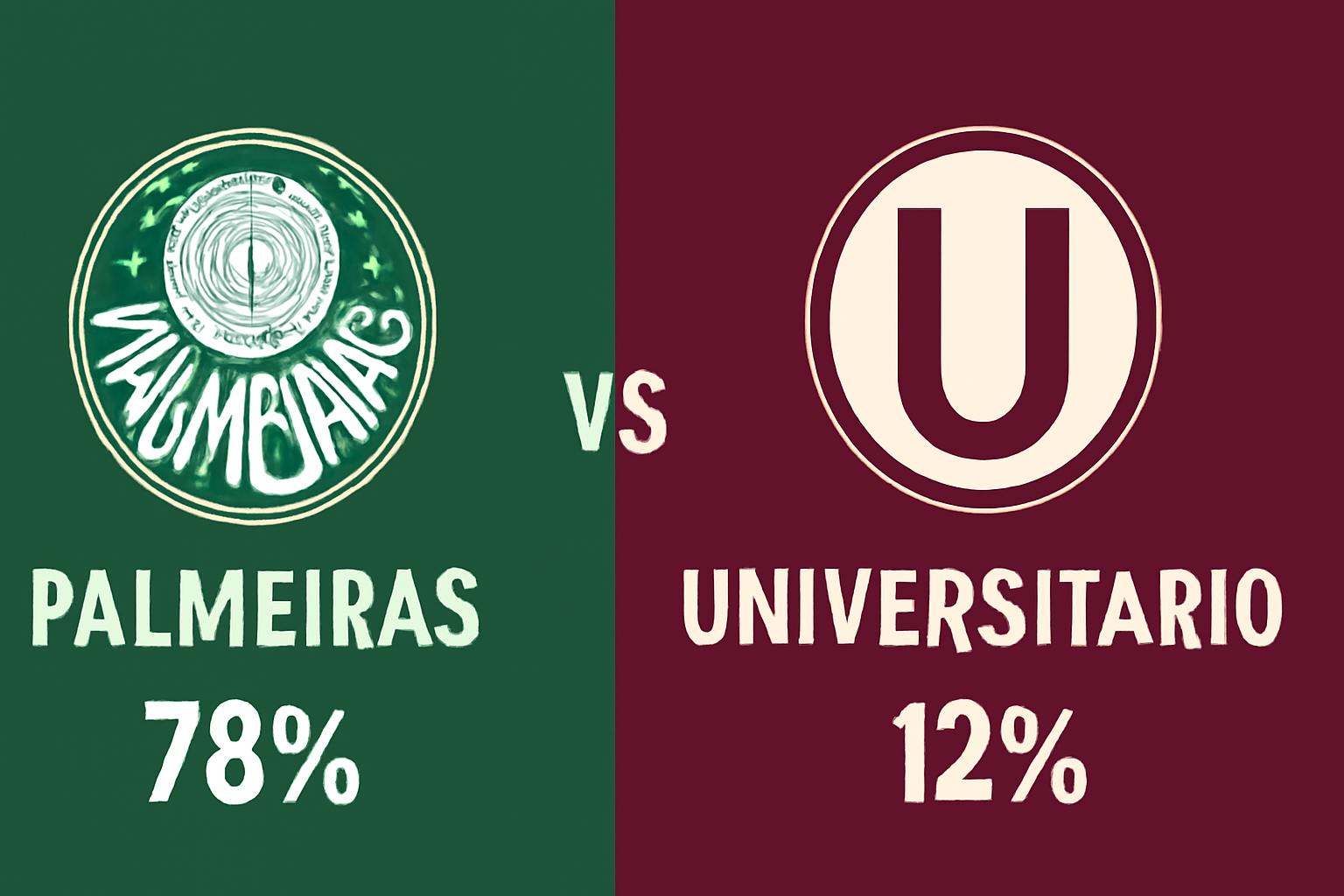 Pronóstico Palmeiras vs Universitario - Copa Libertadores (21/08/2025)