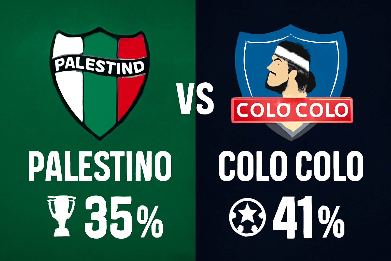 Pronóstico Palestino vs Colo Colo - Liga de Primera (22/08/2025)