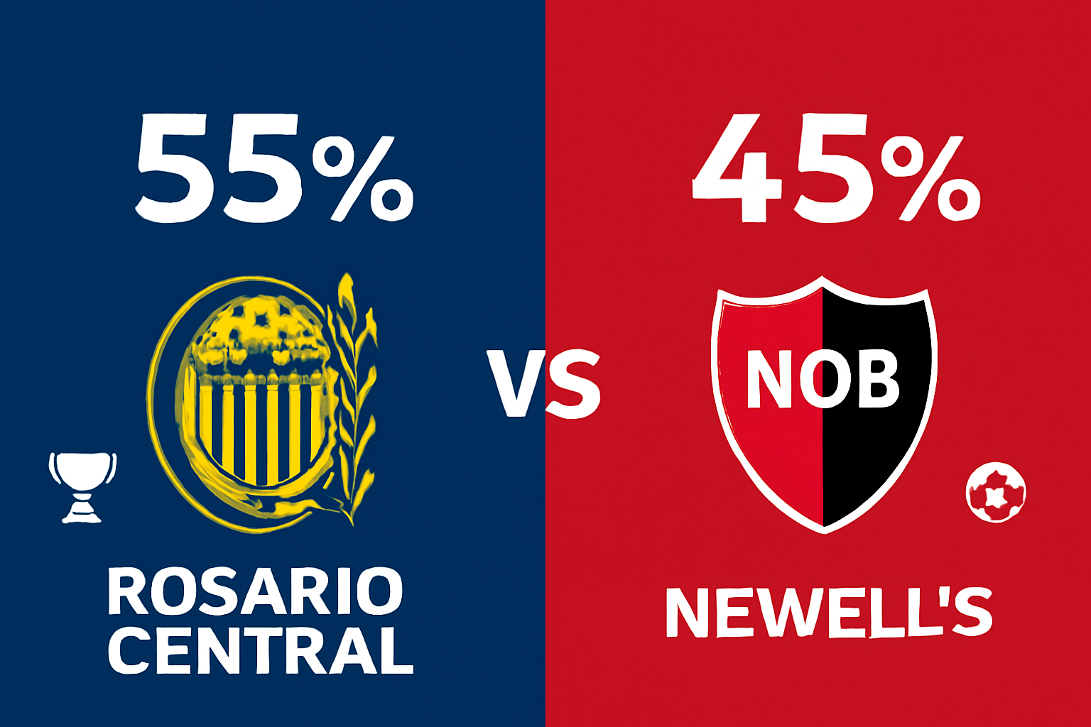 Pronóstico Rosario Central vs Newell's Old Boys - Liga Argentina (23/08/2025)