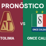 Pronóstico Once Caldas vs Tolima - Categoria Primera A (24/08/2025)