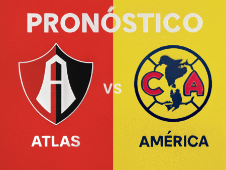 Pronóstico Atlas vs América – Liga MX (24/08/2025)