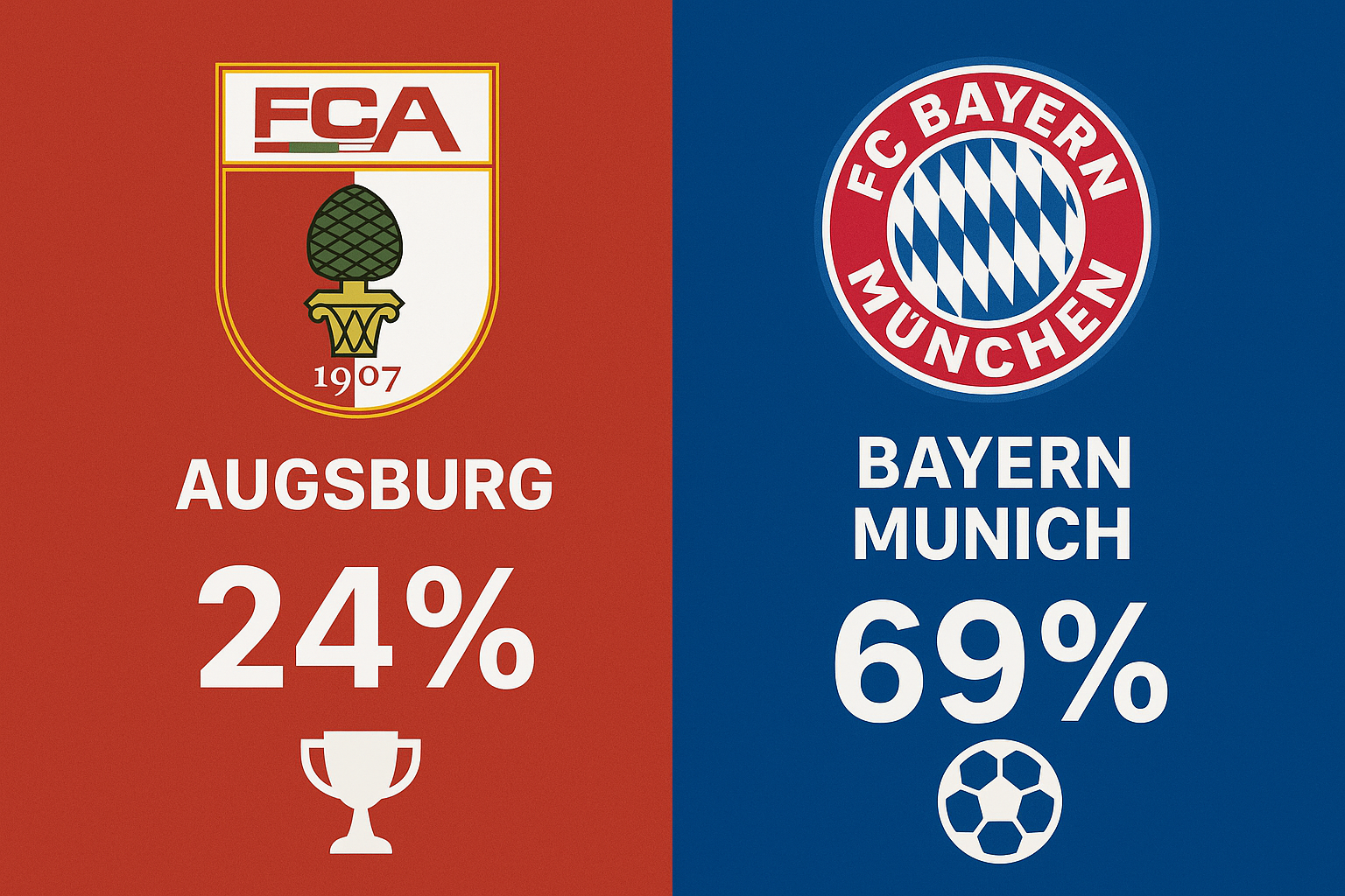 Pronóstico Augsburg vs Bayern Munich - Bundesliga (30/08/2025) 20 Pronóstico Augsburg vs Bayern Munich - Bundesliga (30/08/2025)