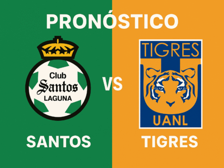 Pronóstico Santos vs Tigres – Liga MX (31/08/2025)