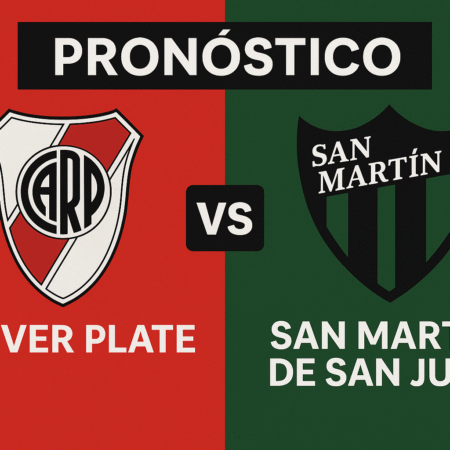 Pronóstico River Plate vs San Martín de San Juan – Liga Argentina (31/08/2025)