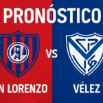 Pronóstico San Lorenzo vs Vélez Sarsfield - Liga Argentina (07/08/2025)