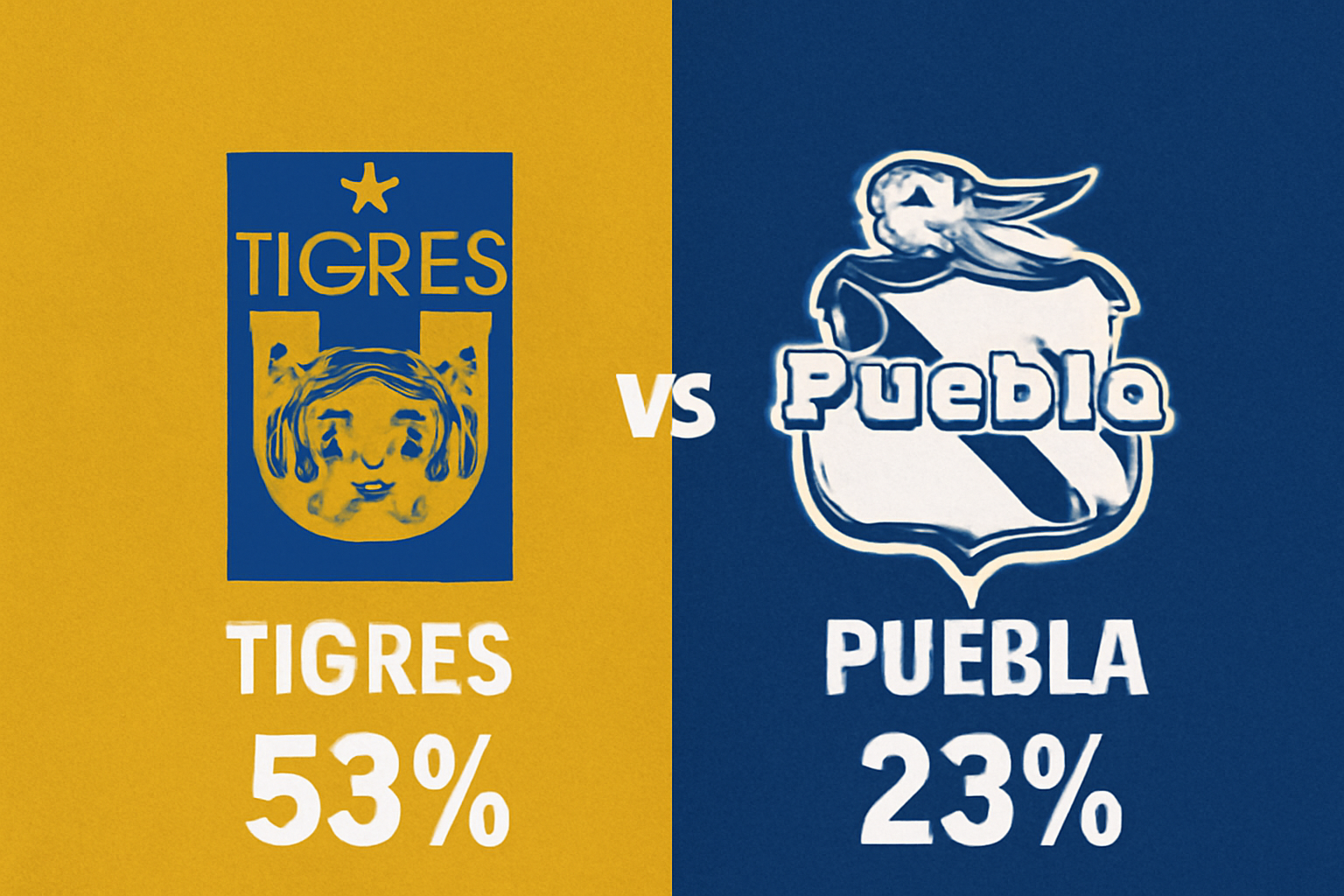 Pronóstico Tigres vs Puebla - Liga MX (09/08/2025)
