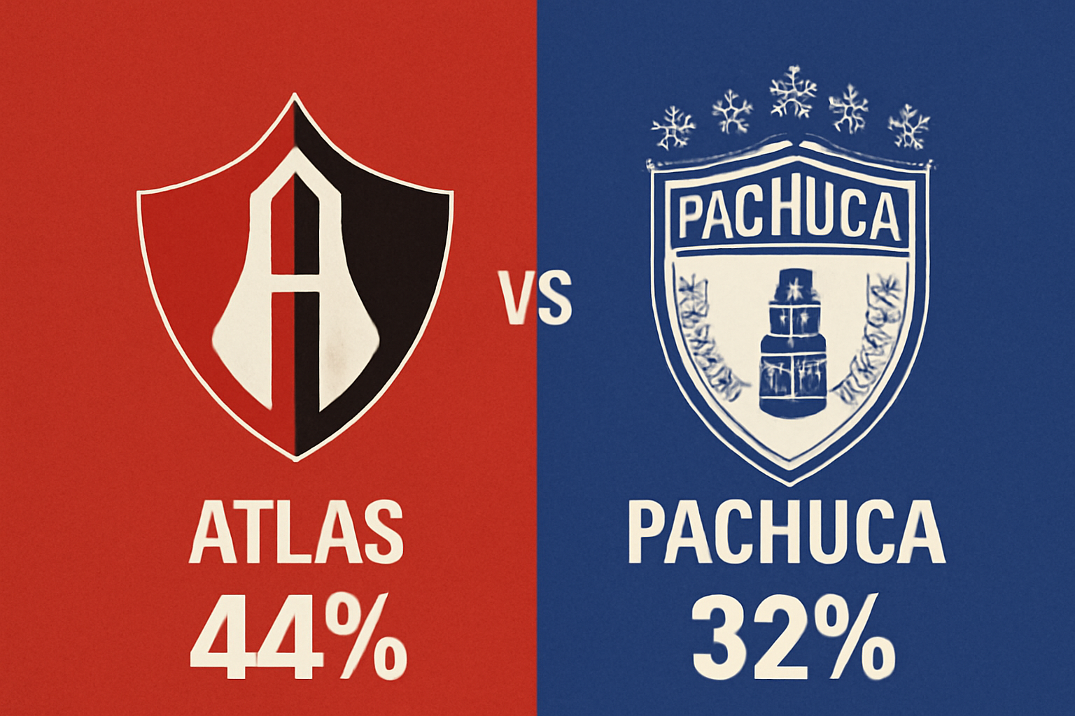 Pronóstico Atlas vs Pachuca - Liga MX (10/08/2025)