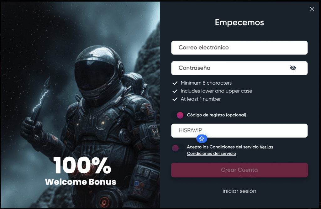 código promocional betplay HISPAVIP para méxico