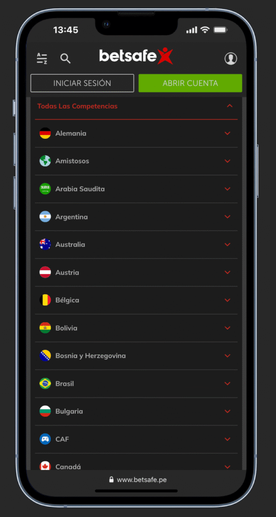 betsafe es una de las mejores casas de apuestas futbol en Perú