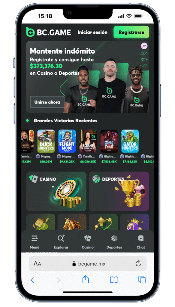 mejor casino crypto en México: BC Game