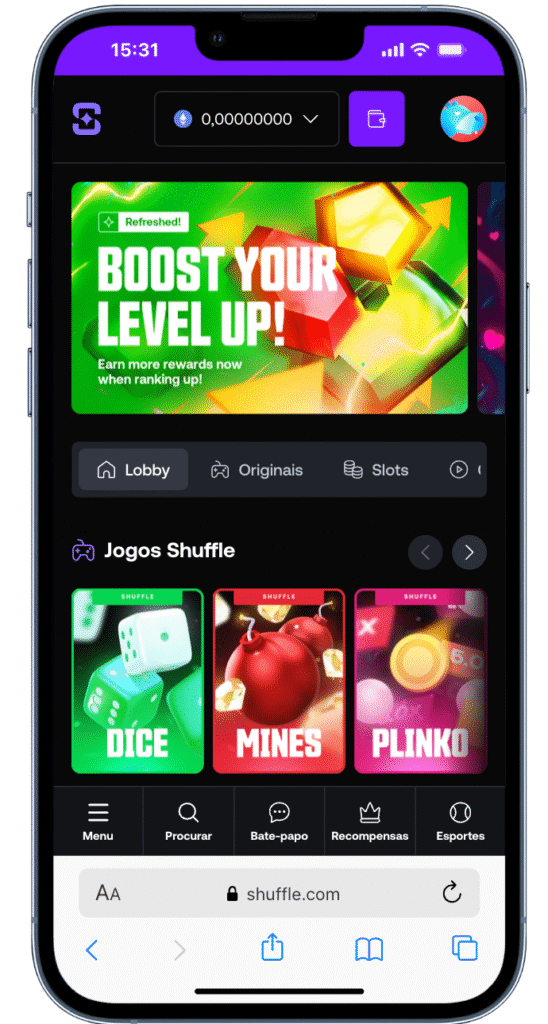 mejor crypto casino en México: Shuffle