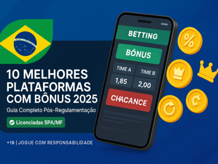 10 Melhores Plataformas com Bônus em 2025: Guia Completo Após Proibição dos Bônus de Cadastro