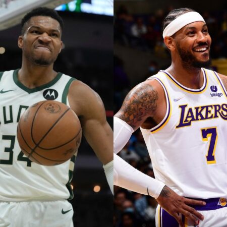¡Fuego en la cancha! Carmelo Anthony y Giannis Antetokounmpo preparan un impacto épico