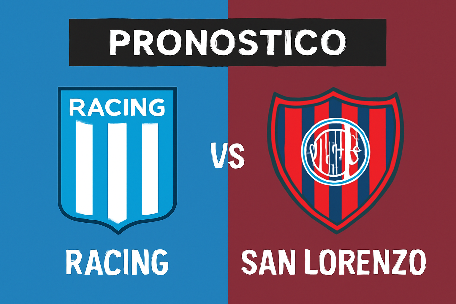 Pronóstico Racing Club vs San Lorenzo - Liga Argentina (12/09/2025)