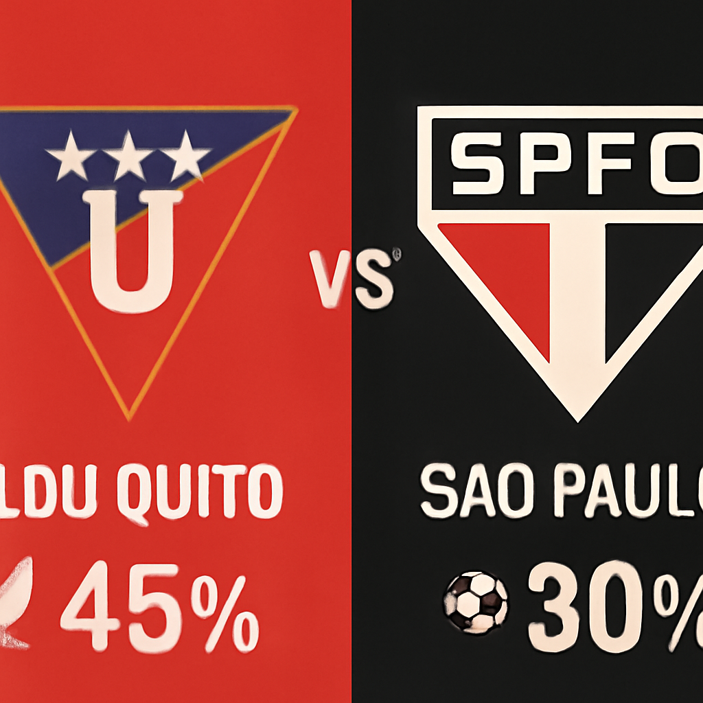 Pronóstico LDU Quito vs Sao Paulo - Copa Libertadores (18/09/2025)