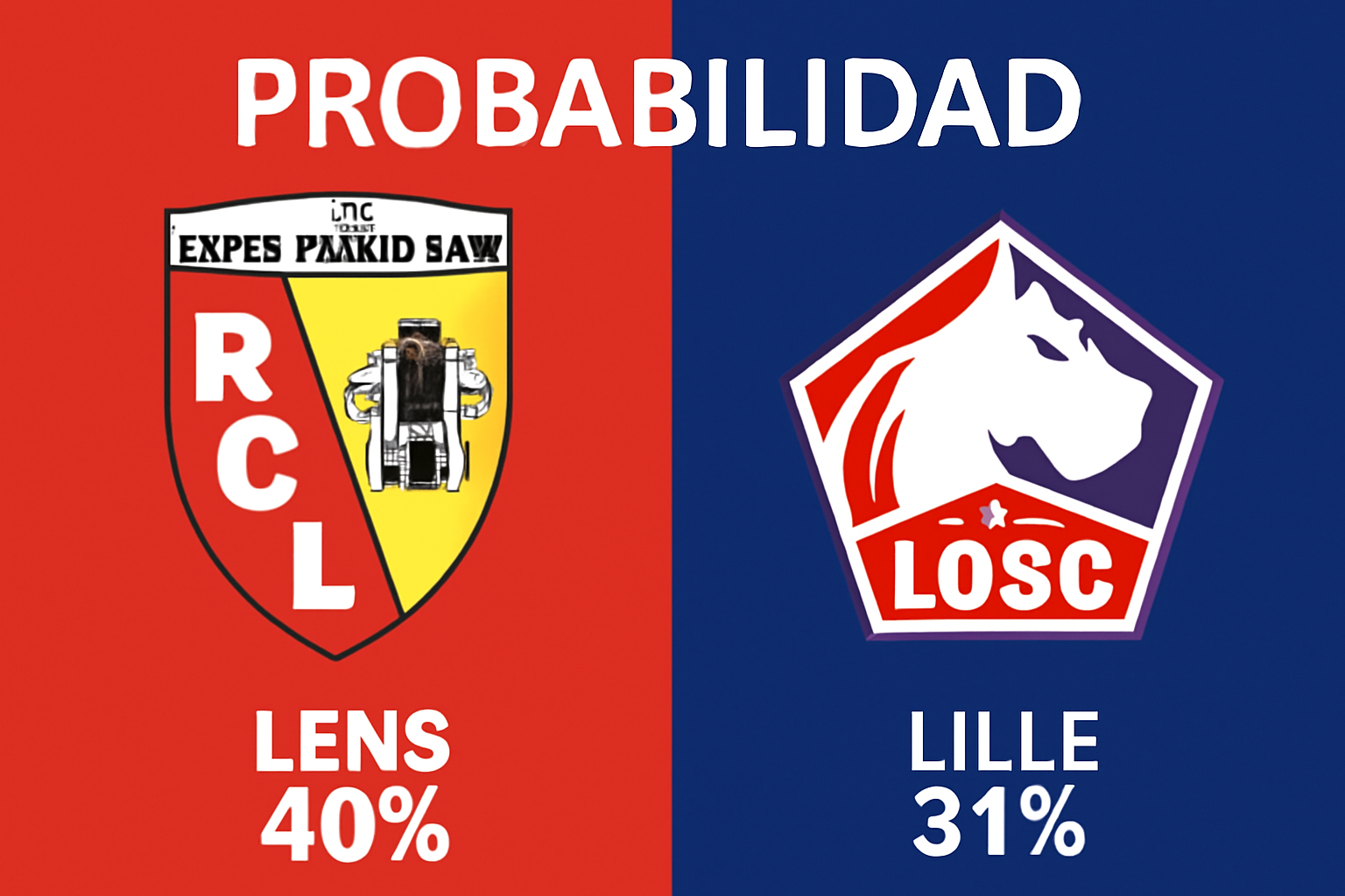 Pronóstico Lens vs Lille - Ligue 1 (20/09/2025)
