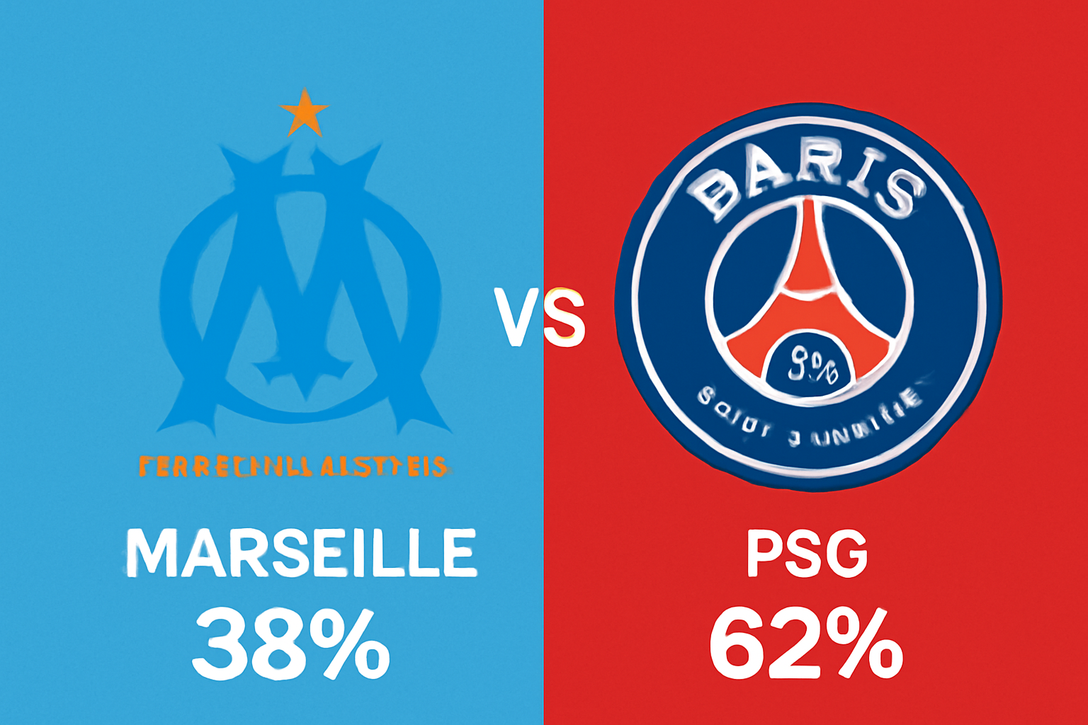Pronóstico Marseille vs PSG - Ligue 1 (21/09/2025)