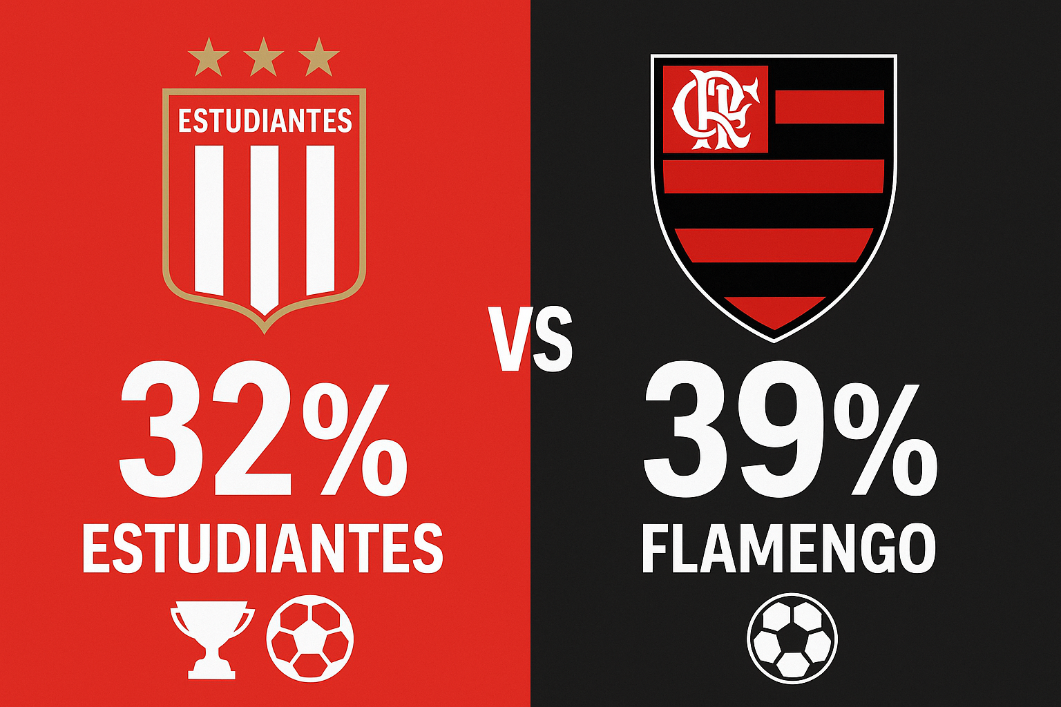 Pronóstico Estudiantes vs Flamengo - Libertadores (25/09/2025)