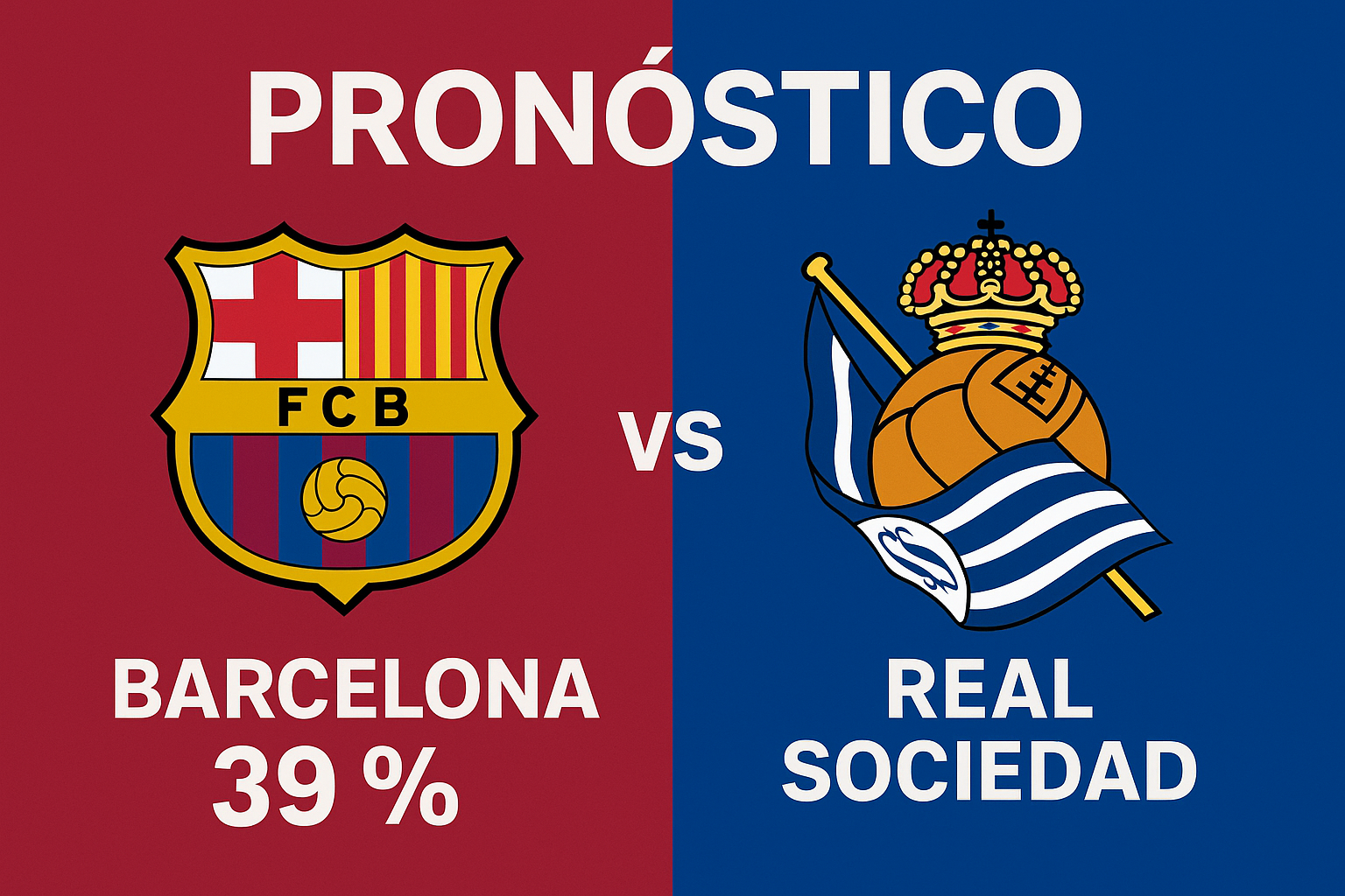 Pronóstico Barcelona vs Real Sociedad - La Liga (28/09/2025)