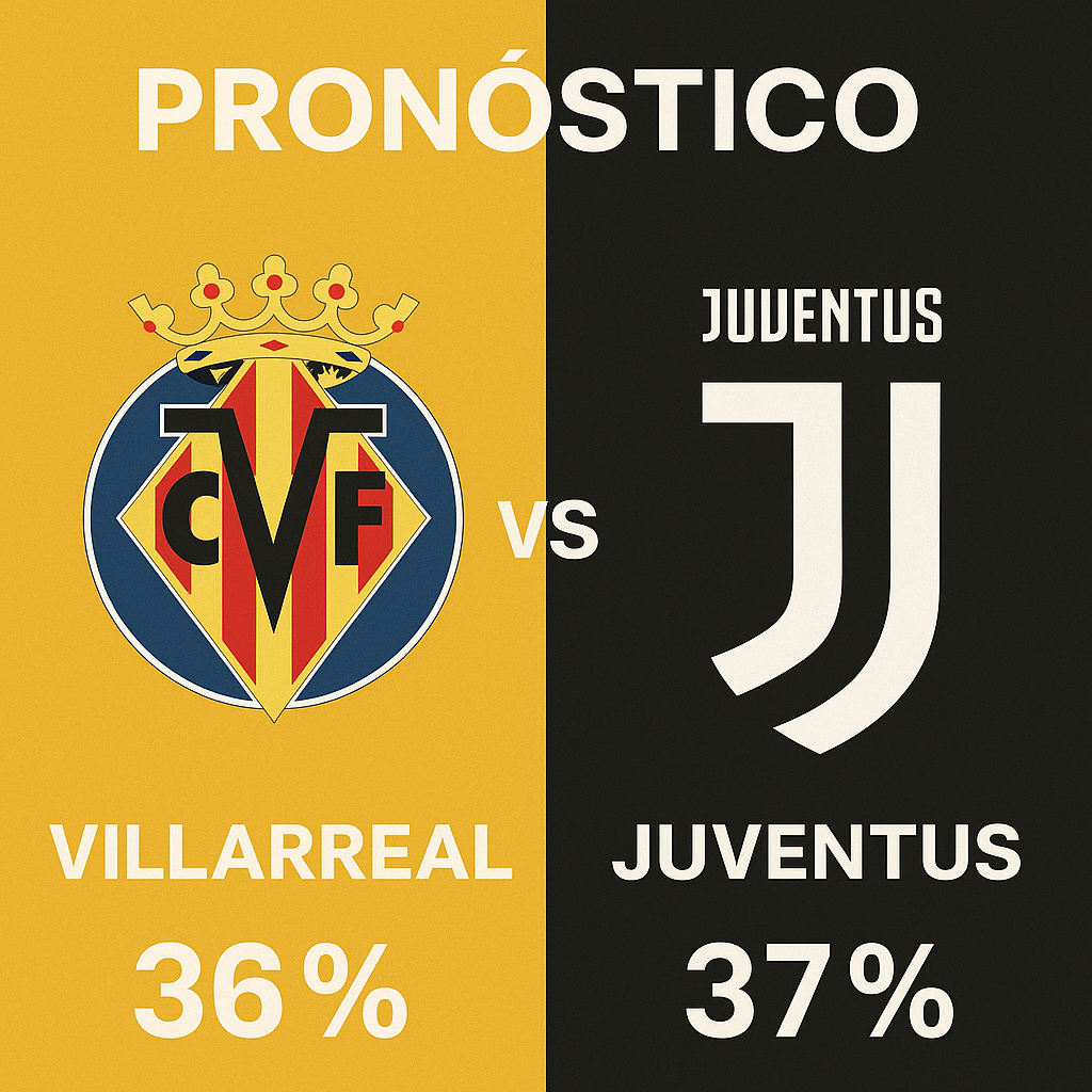 Pronóstico Villarreal vs Juventus - Champions League (01/10/2025)