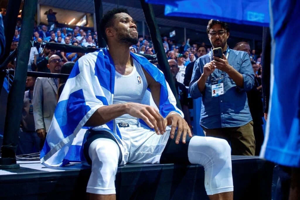 La razón que hizo llorar a Giannis Antetokounmpo en el Eurobasket 2025