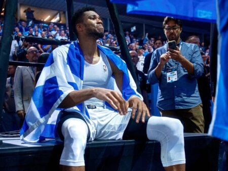 La razón que hizo llorar a Giannis Antetokounmpo en el Eurobasket 2025