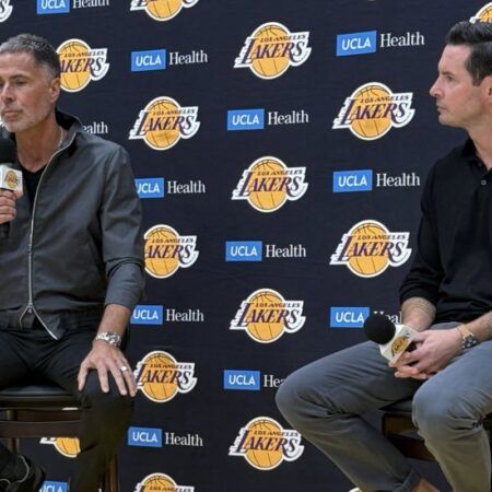 El futuro de los Lakers en juego: ¿Una apuesta arriesgada o una acción que cambiará todo?