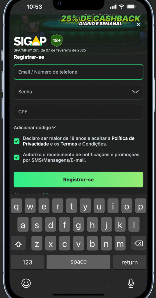 como se cadastrar na afun bet