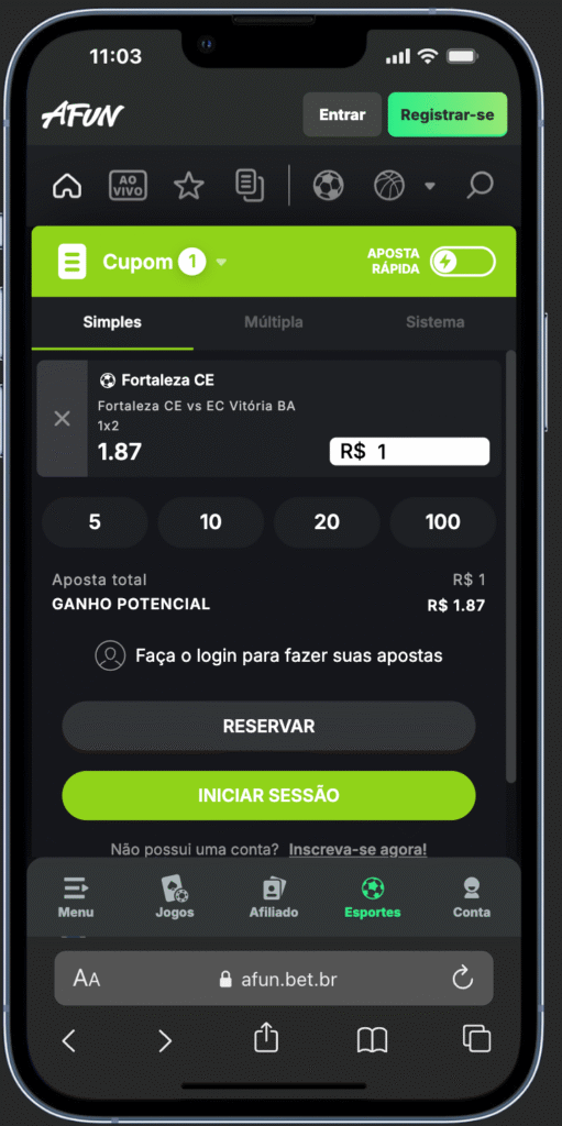 como apostar na afun bet