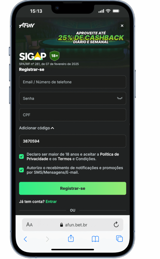 código de recompensa afun 