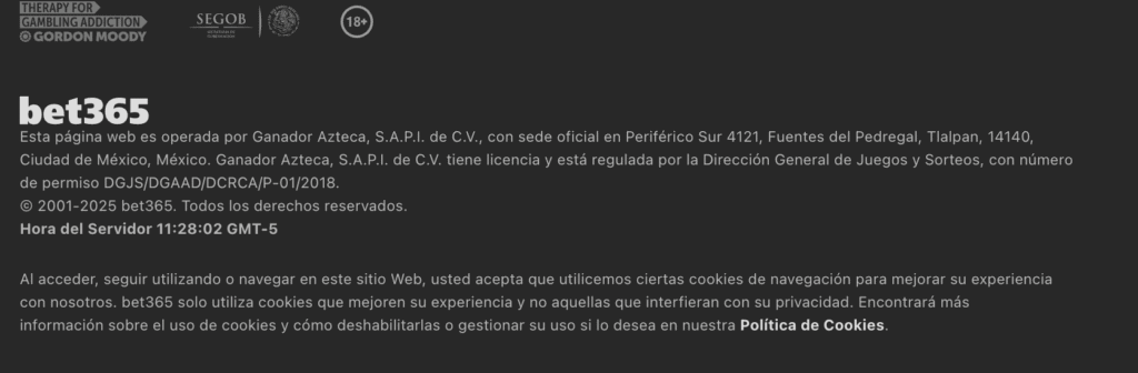 bet365 es confiable y legal en México