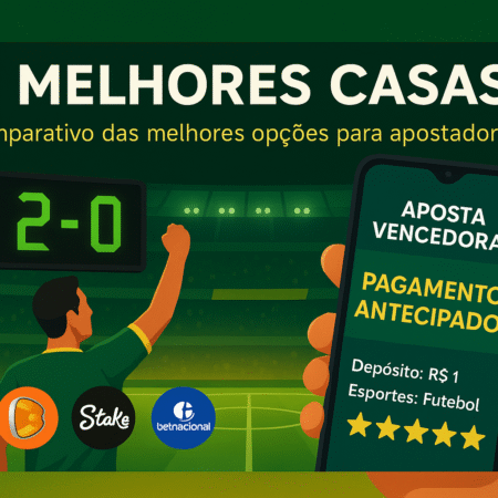 11 Melhores Casas de Apostas com Pagamento Antecipado 2 Gols no Brasil 2025