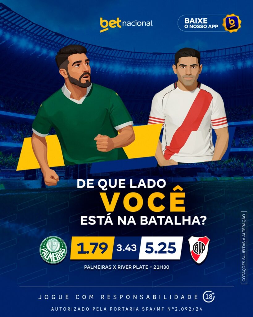 Palmeiras x River Plate: Papites e Odds- Libertadores (24/09/2025) 11 palmeiras x river betnacional