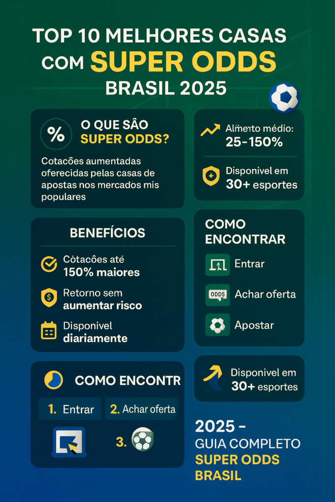 melhores casas de apostas com cotações aumentadas no Brasil