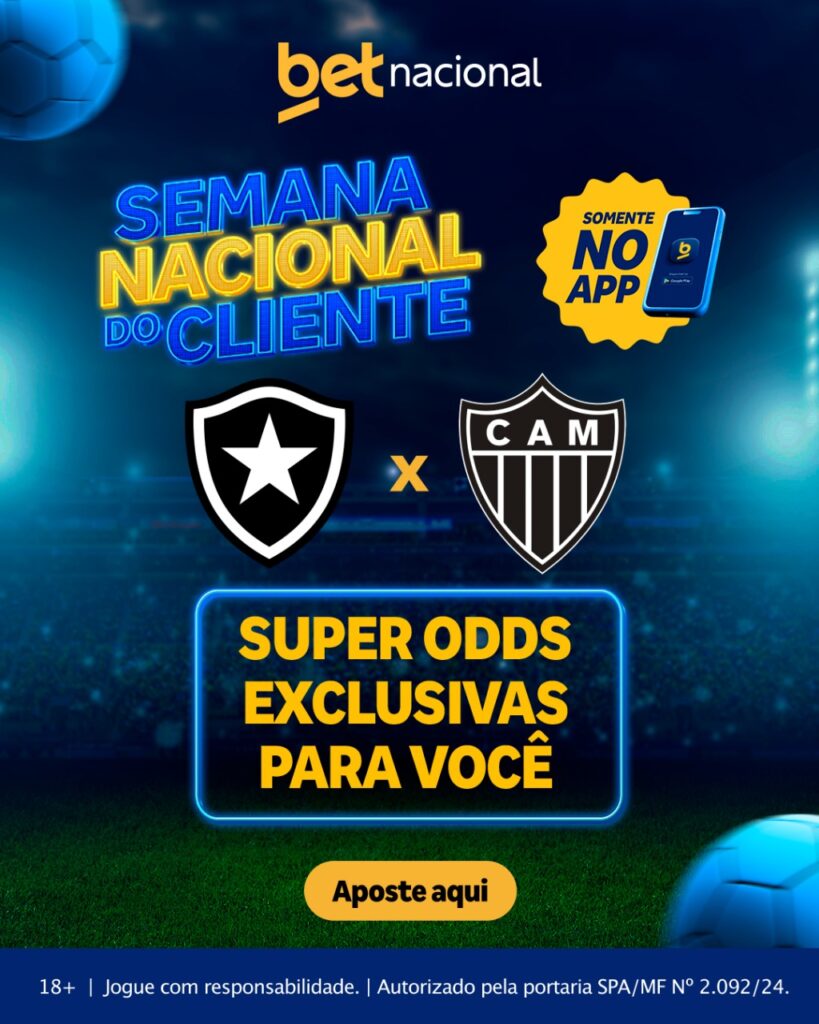 Botafogo x Atlético Mineiro - Palpite e Odds Brasileirão Série A (20/09/2025) 7 superodds betnacional