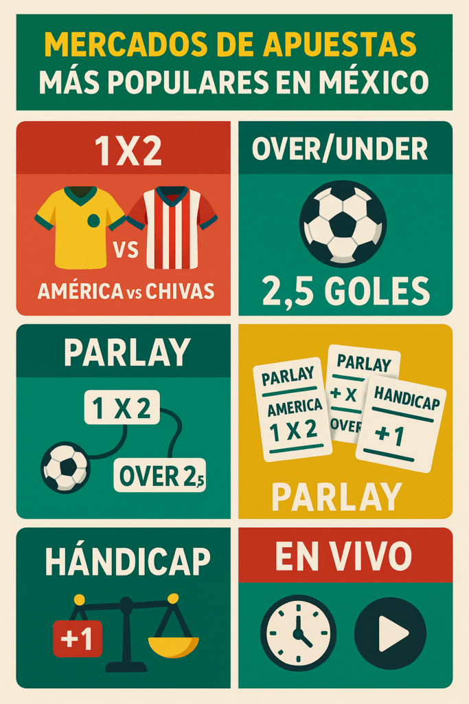 mercados de apuestas más populares en México