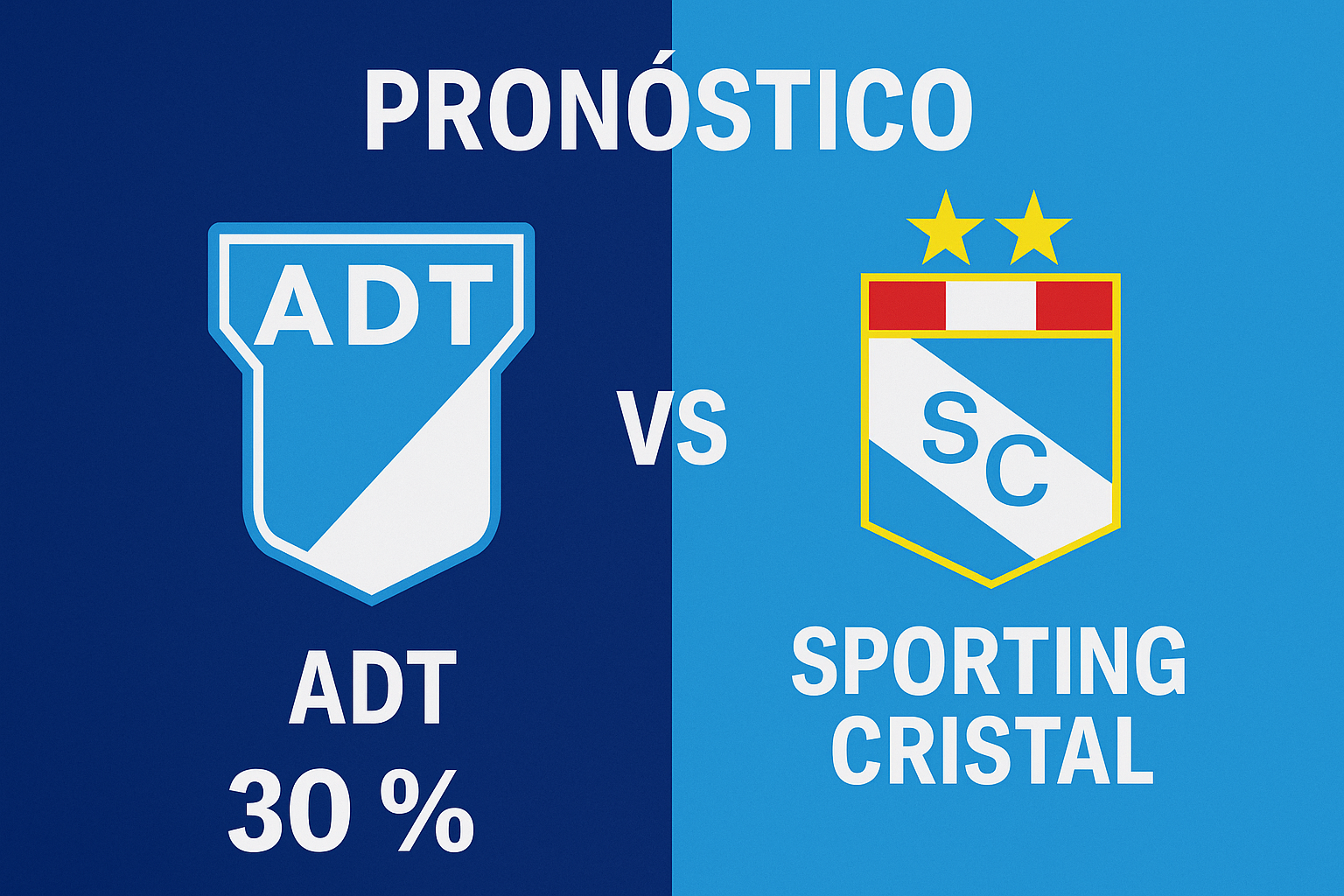 Pronóstico ADT vs Sporting Cristal - Liga 1 (04/10/2025)