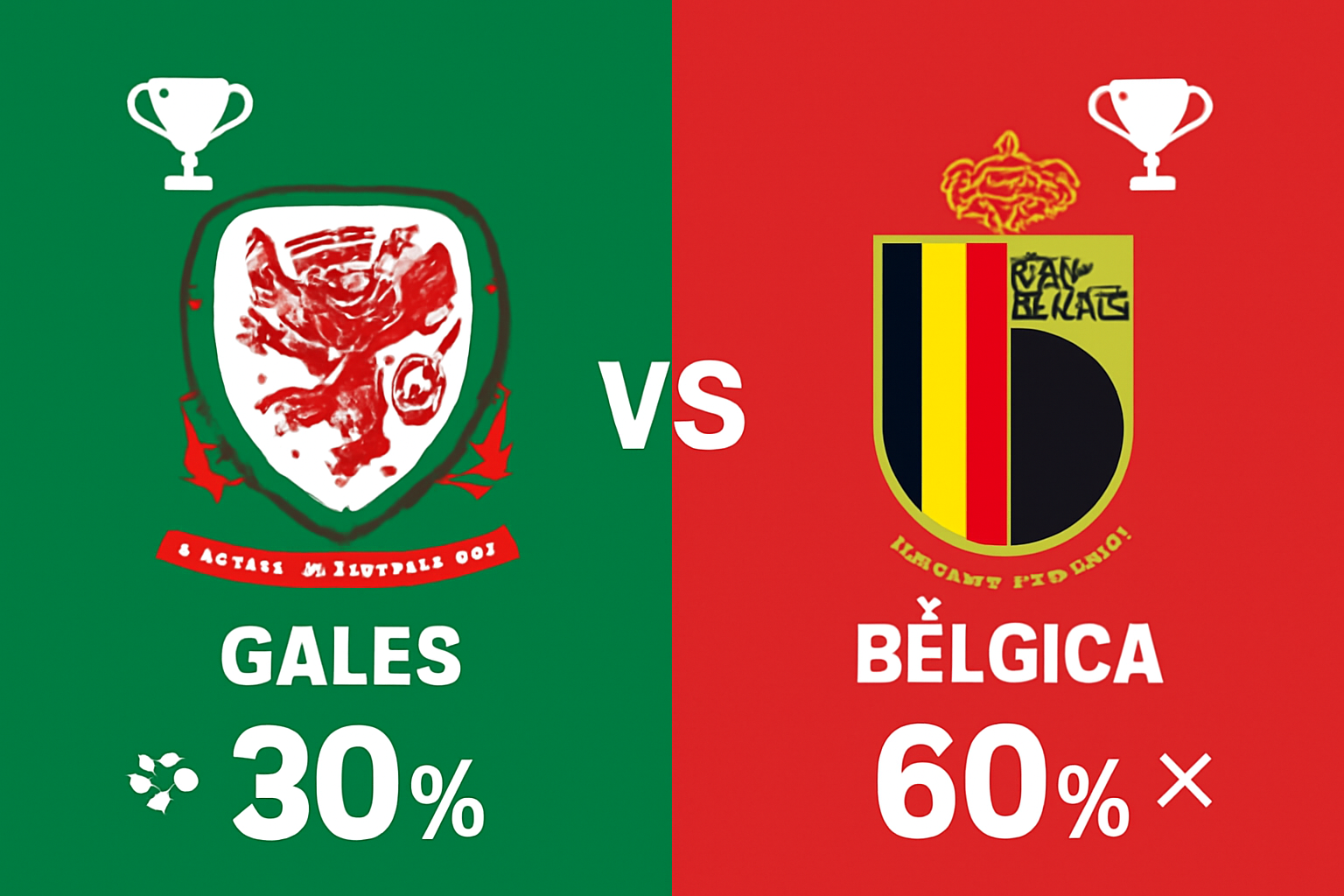 Pronóstico Gales vs Bélgica - Copa del Mundo (13/10/2025)