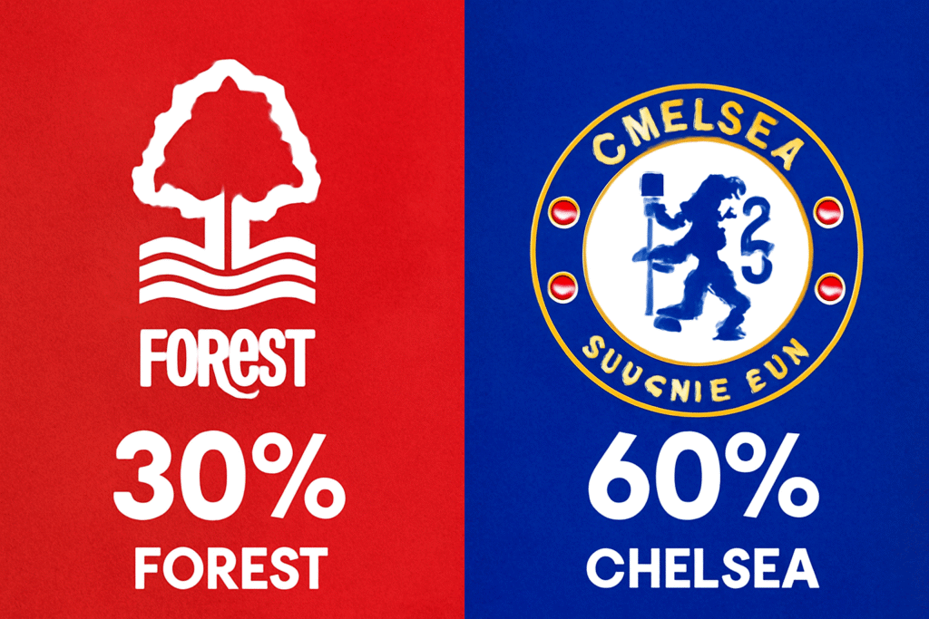 Pronóstico Nottingham Forest vs Chelsea - Premier League (18/10/2025) 30 Pronóstico Nottingham Forest vs Chelsea - Premier League (18/10/2025)