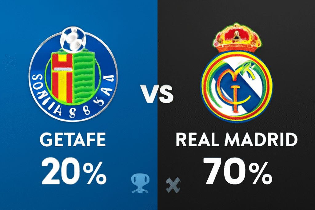 Pronóstico Getafe vs Real Madrid - La Liga (19/10/2025) 30 Pronóstico Getafe vs Real Madrid - La Liga (19/10/2025)