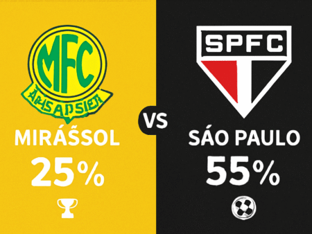 Pronóstico Mirassol vs São Paulo – Brasileirao Serie A (19/10/2025)
