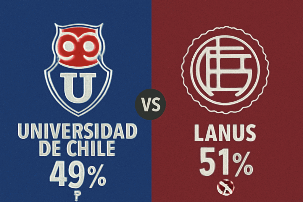 Pronóstico Universidad de Chile vs Lanús - Copa Sudamericana (23/10/2025) 34 Pronóstico Universidad de Chile vs Lanús - Copa Sudamericana (23/10/2025)