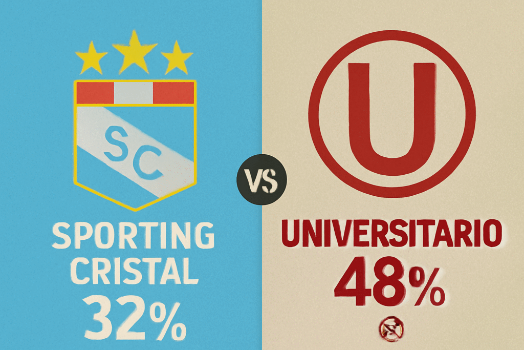 Pronóstico Sporting Cristal vs Universitario - Liga 1 (24/10/2025) 34 Pronóstico Sporting Cristal vs Universitario - Liga 1 (24/10/2025)