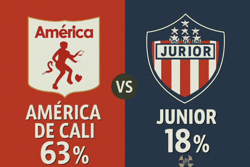 Pronóstico América de Cali vs Junior - Liga Águila (24/10/2025) 34 Pronóstico América de Cali vs Junior - Liga Águila (24/10/2025)