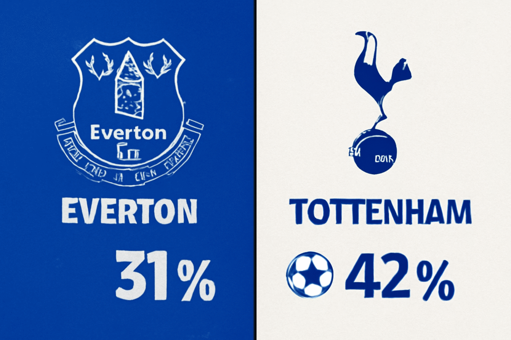 Pronóstico Everton vs Tottenham - Premier League (26/10/2025)