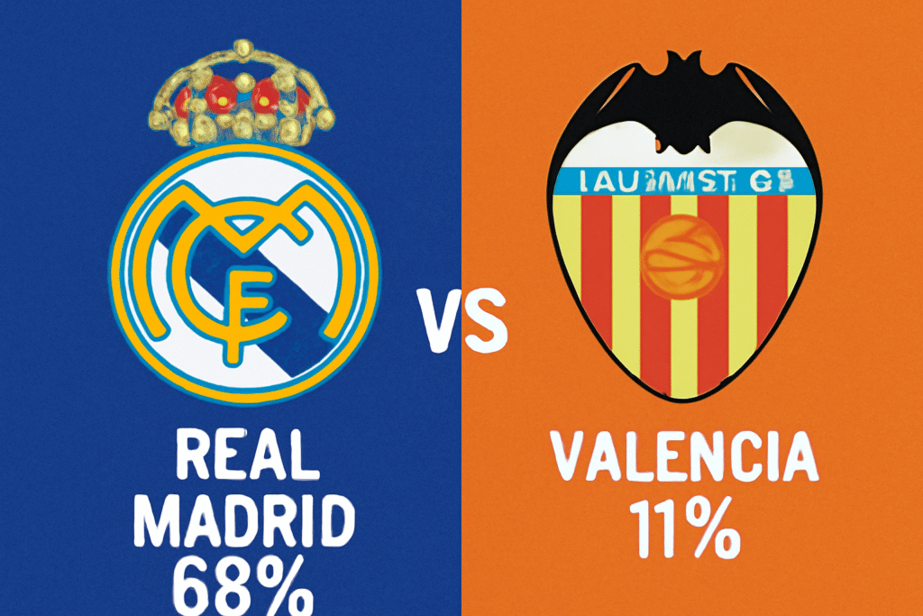 Pronóstico Real Madrid vs Valencia - La Liga (01/11/2025) 34 Pronóstico Real Madrid vs Valencia - La Liga (01/11/2025)
